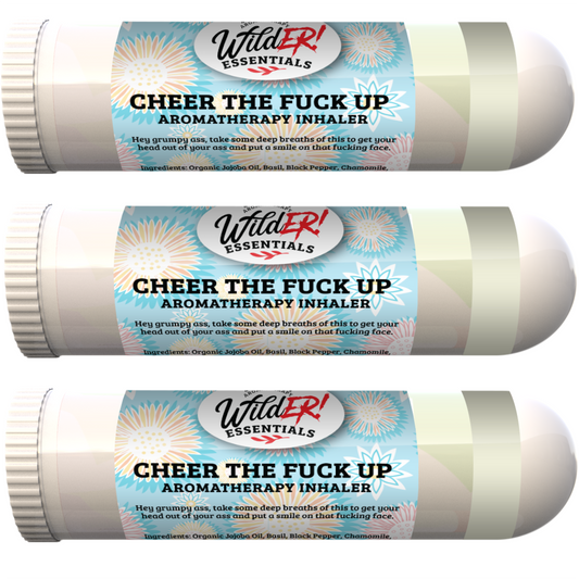 Cheer The Fuck Up Aromatherapy Inhalers, essential oils