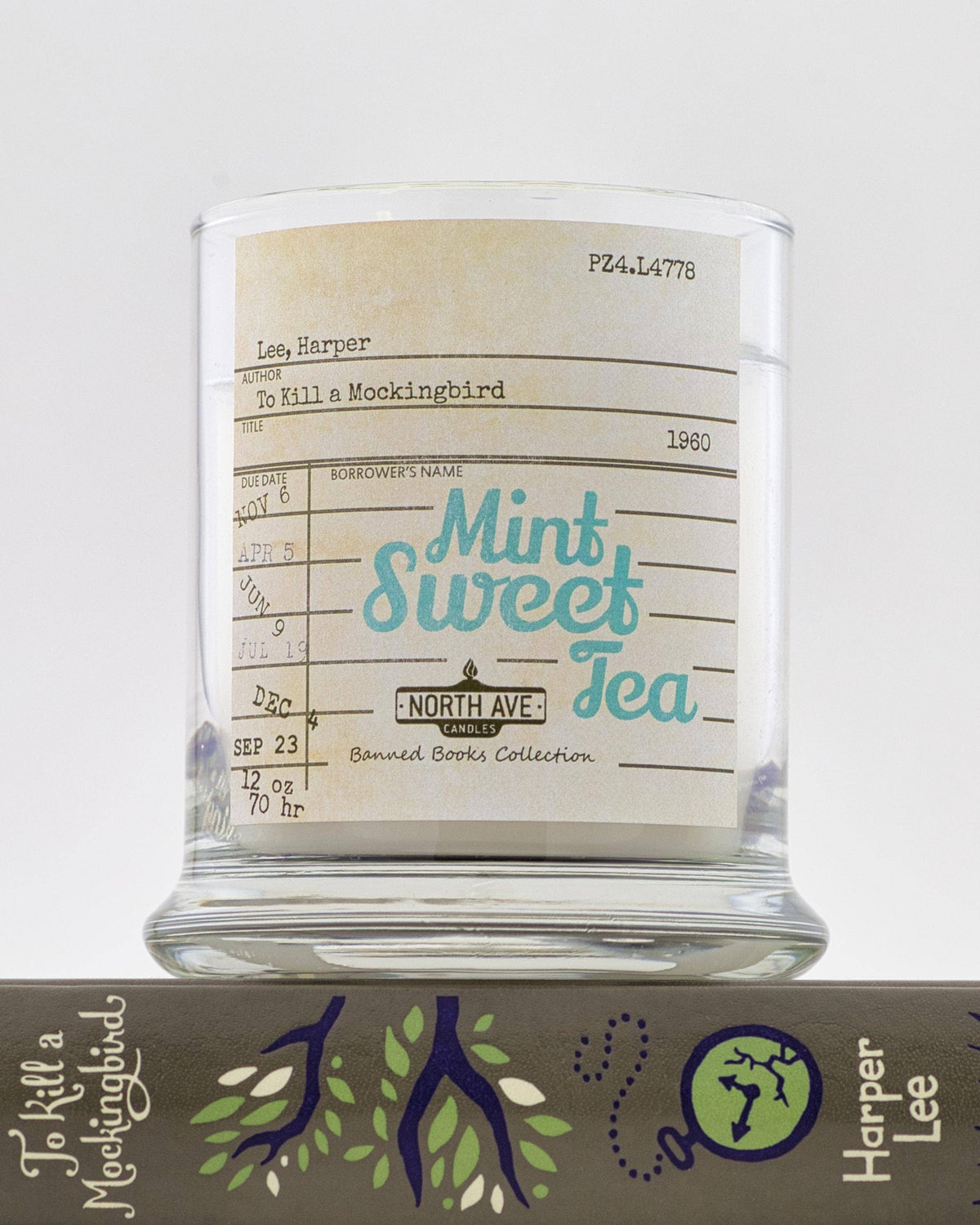 Banned Book Candle / To Kill a Mockingbird / bookstore gift