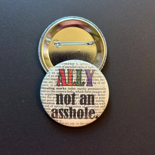 Ally not an asshole | Pin | 2.25" | LGBTQ 