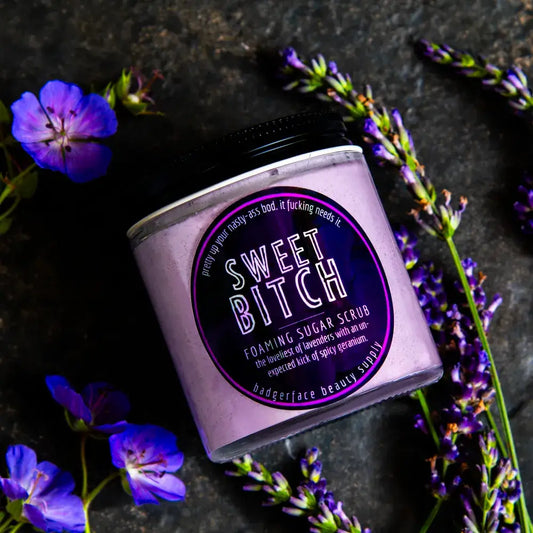Lavender Geranium Natural Foaming Sugar Scrub