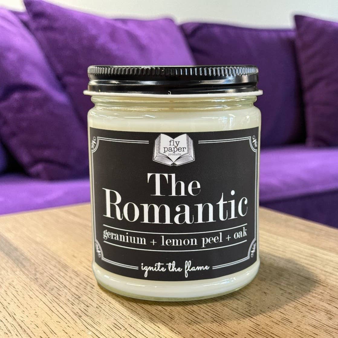 The Romantic 9oz Candle *New Scent* Geranium + Lemon + Oak