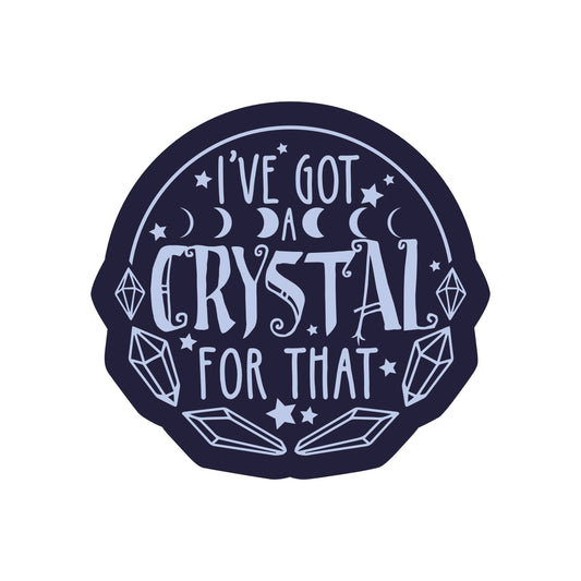 Crystal Vibes Energy Charge High Quality Vinyl Sticker