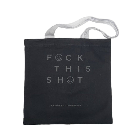 Fk This Shit - Black Canvas Tote