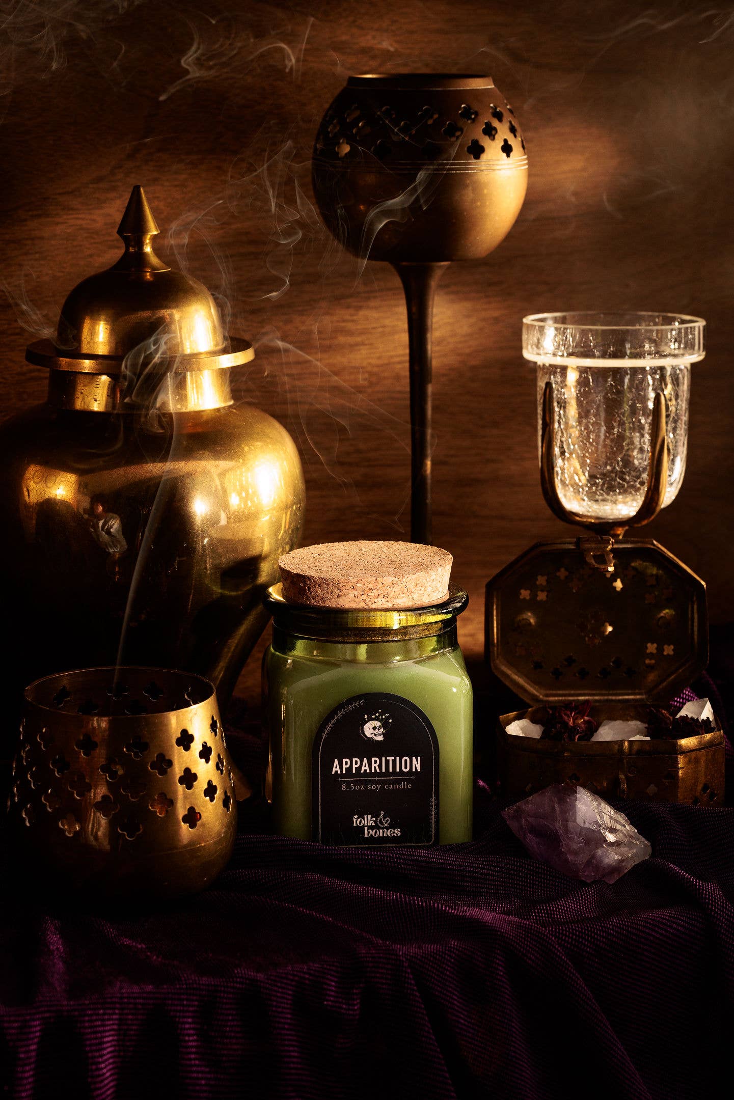 Apparition - 8 oz Smoke Clove Orange Soy Candle