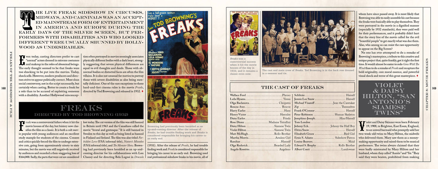 Freaks of Sideshow and Film