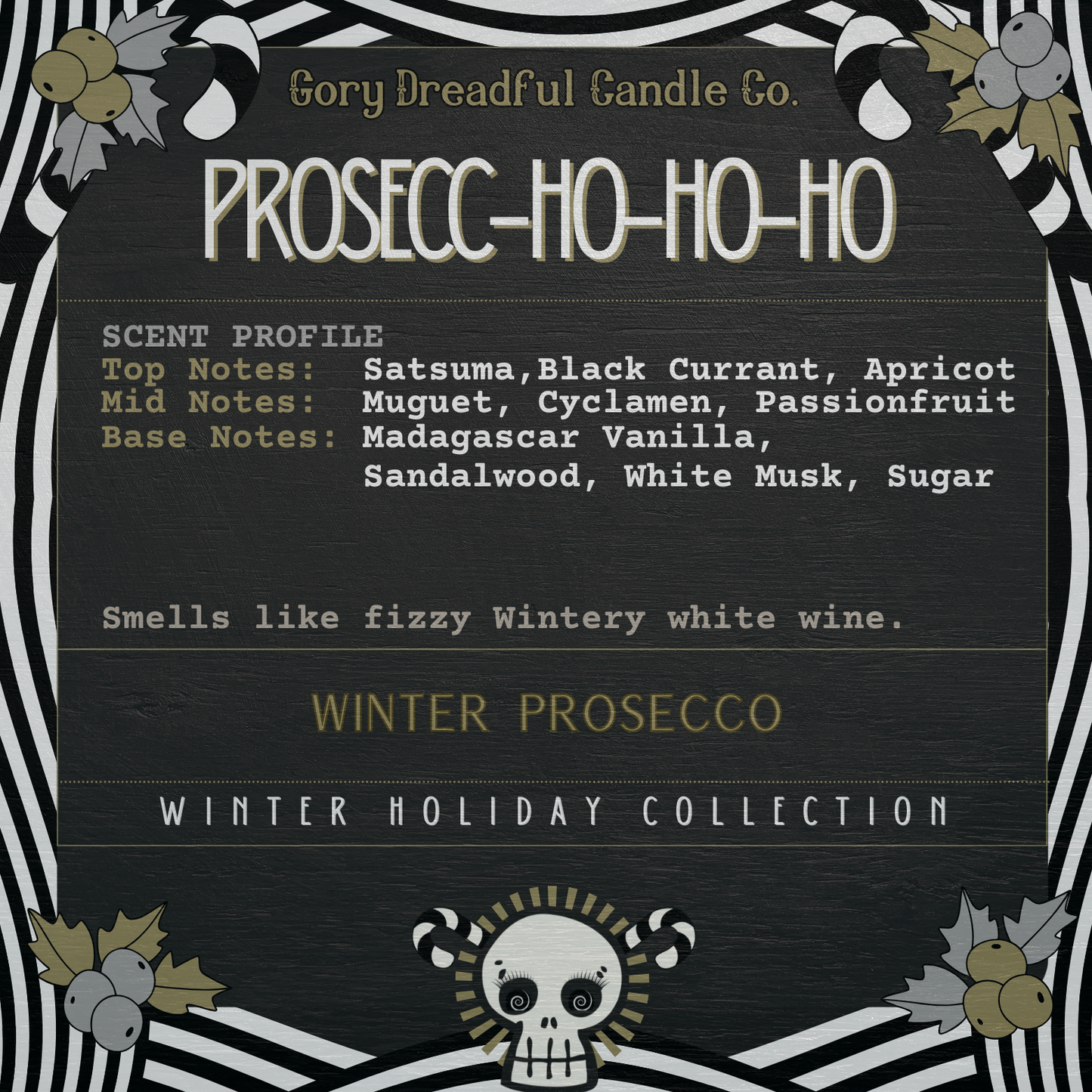 Prosecc-Ho-Ho-Ho Sizzling Room Salt Crystal Potpourri