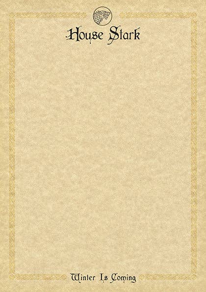 Game of Thrones: House Stark: Desktop Stationery Set/Pen