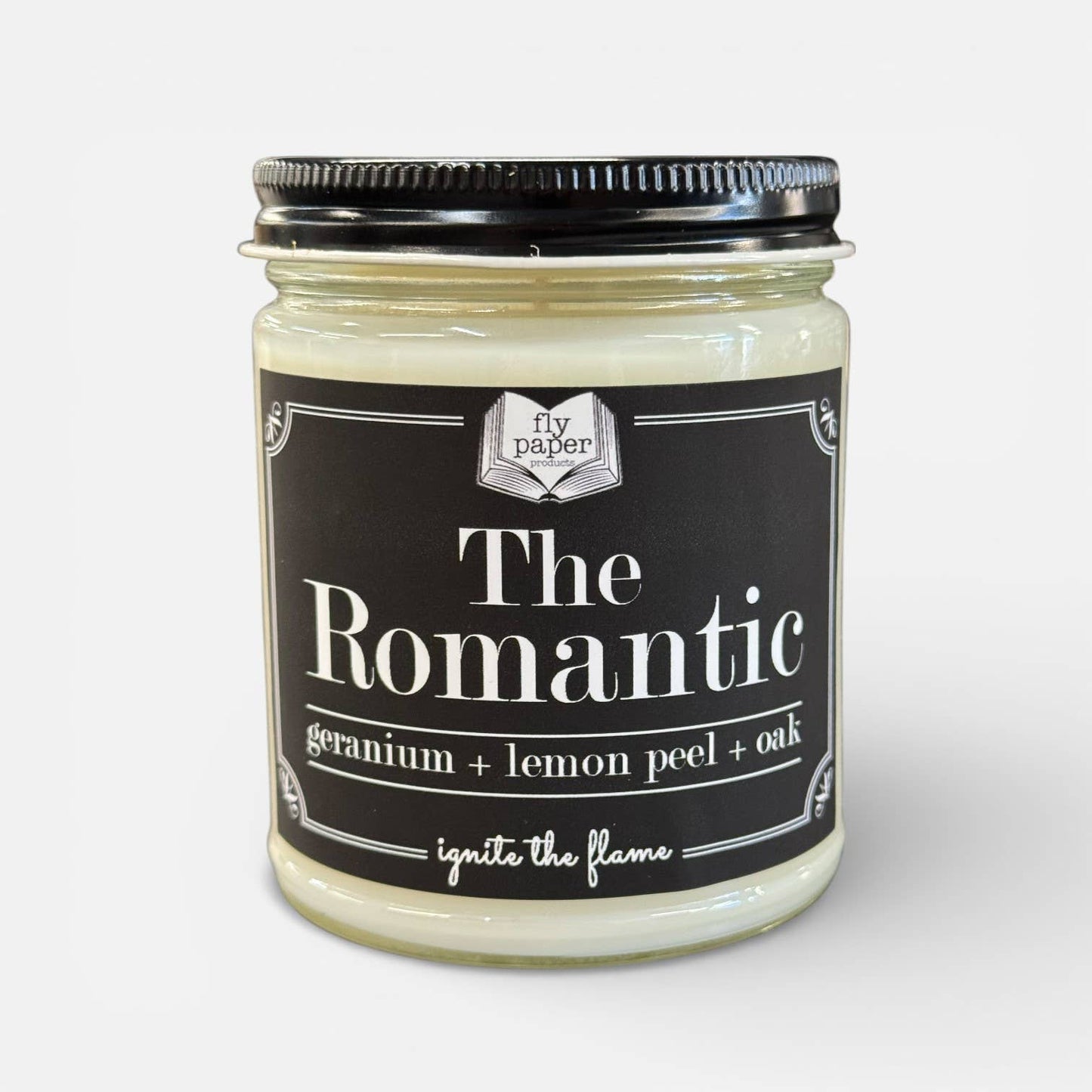 The Romantic 9oz Candle *New Scent* Geranium + Lemon + Oak