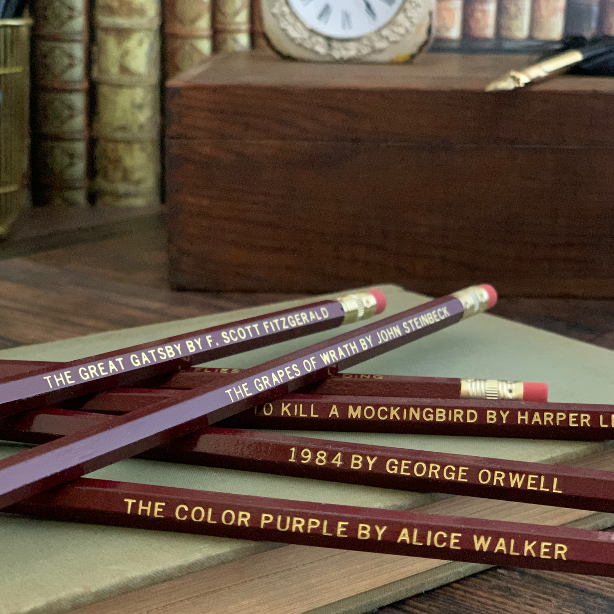 Banned Books 20th Century Pencil Set