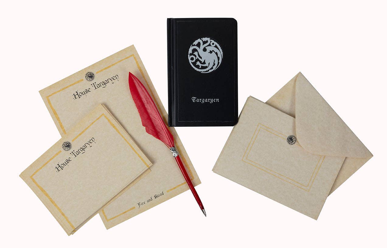 Game of Thrones: House Targaryen: Desktop Stationery Set (With Pen)