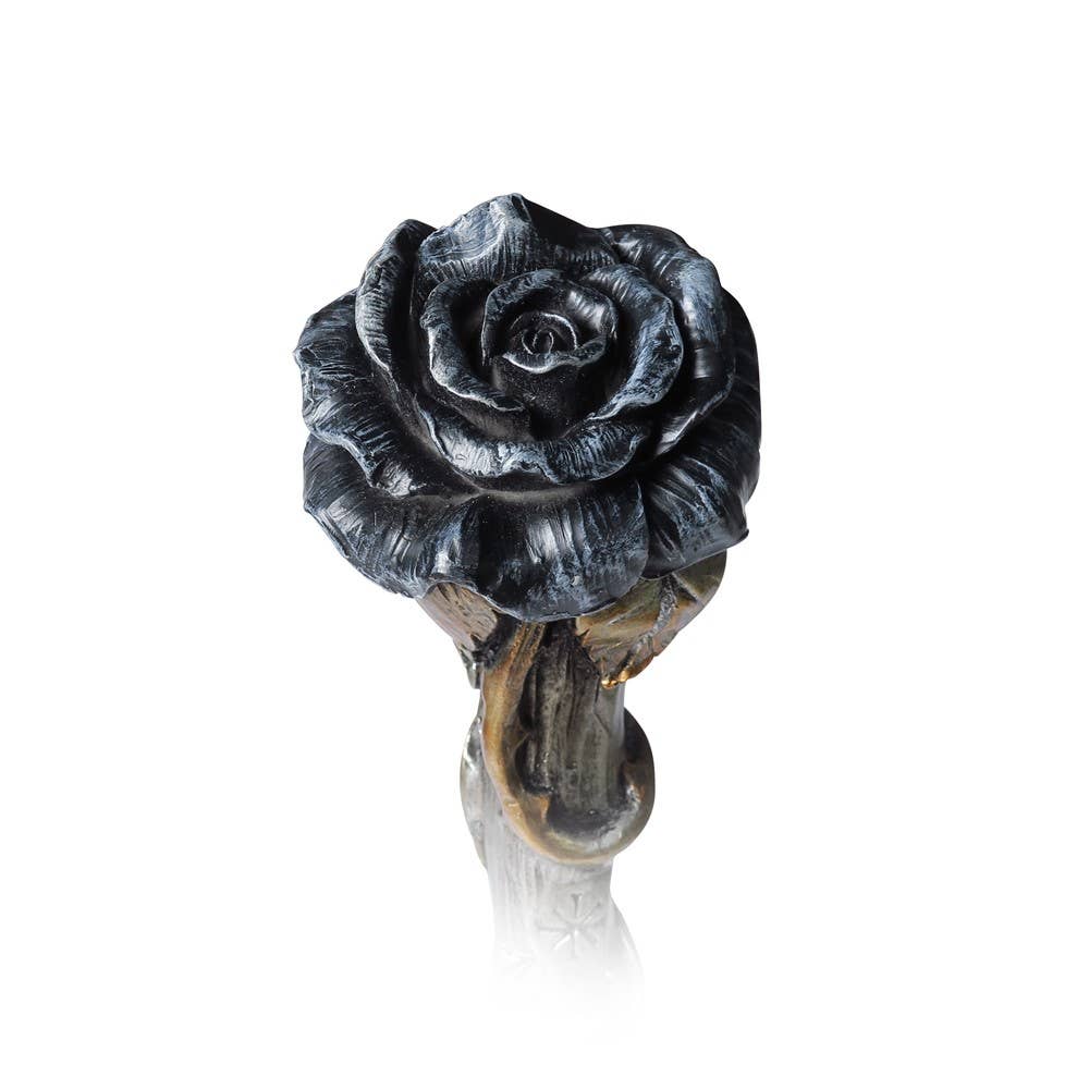 Black Rose Wand (Wand Ornament)