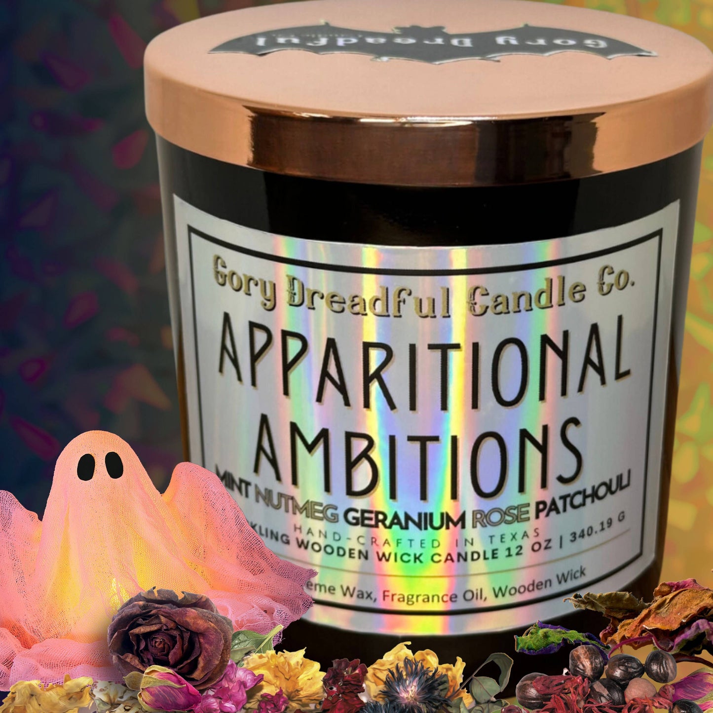 Apparitional Ambitions Crackling Wooden Wick Candle