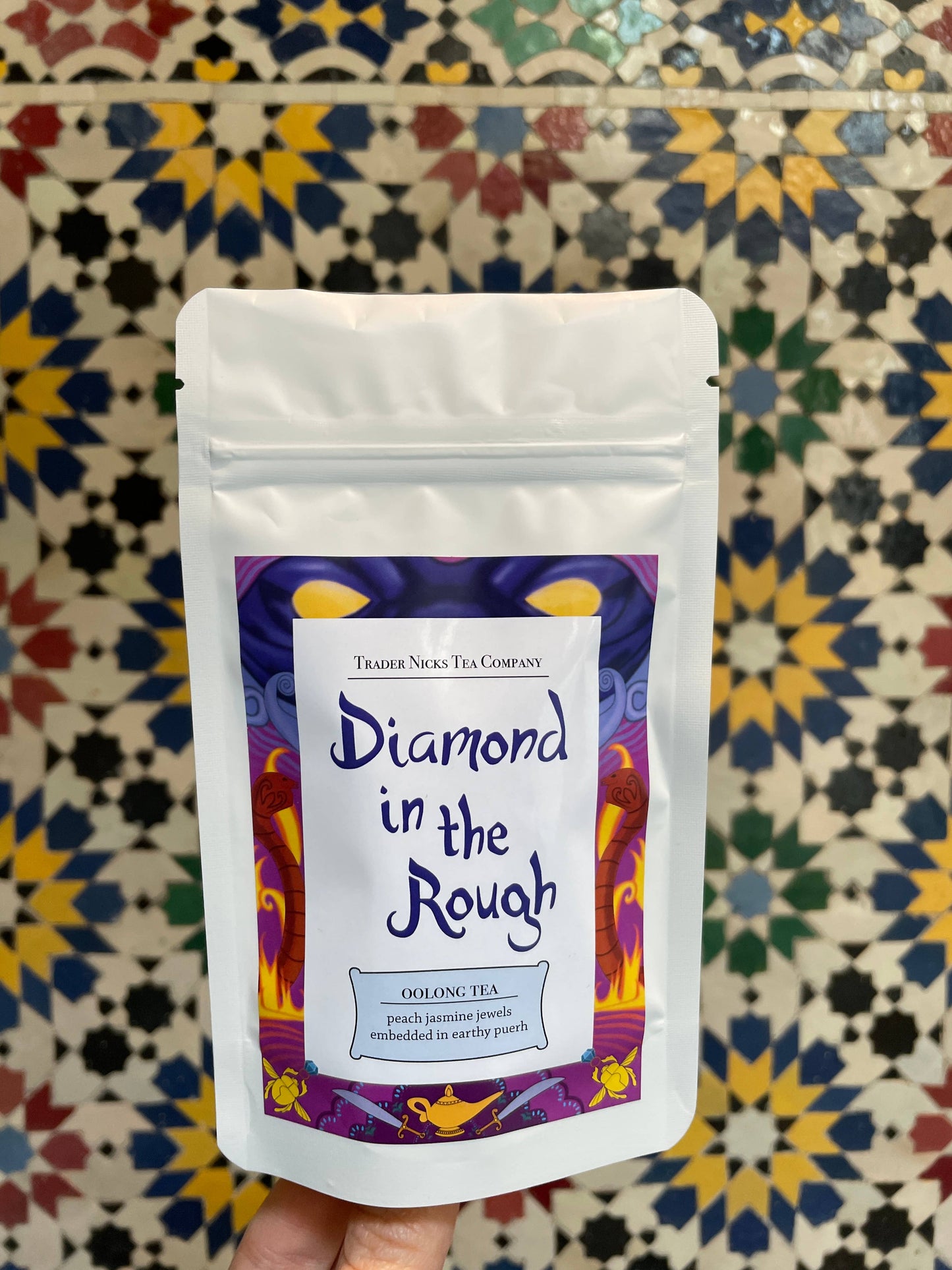 Diamond in the Rough Jasmine Peach Oolong Tea
