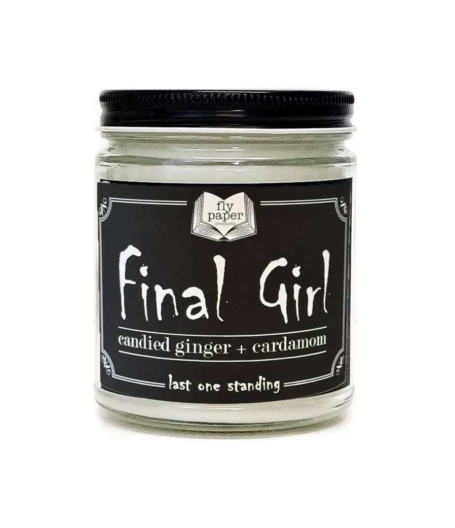 NEW LABEL! Final Girl 9oz Candle Candied Ginger + Cardamom