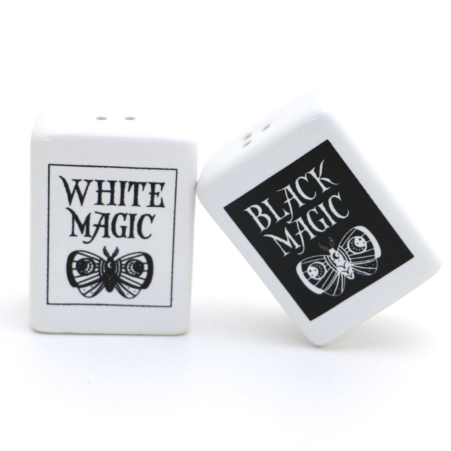 Black Magic White Magic salt and pepper shakers, Celestial