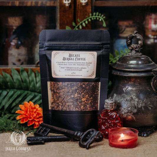 Hecate Herbal Coffee for Magick & Witchcraft- Herbal Root Coffee