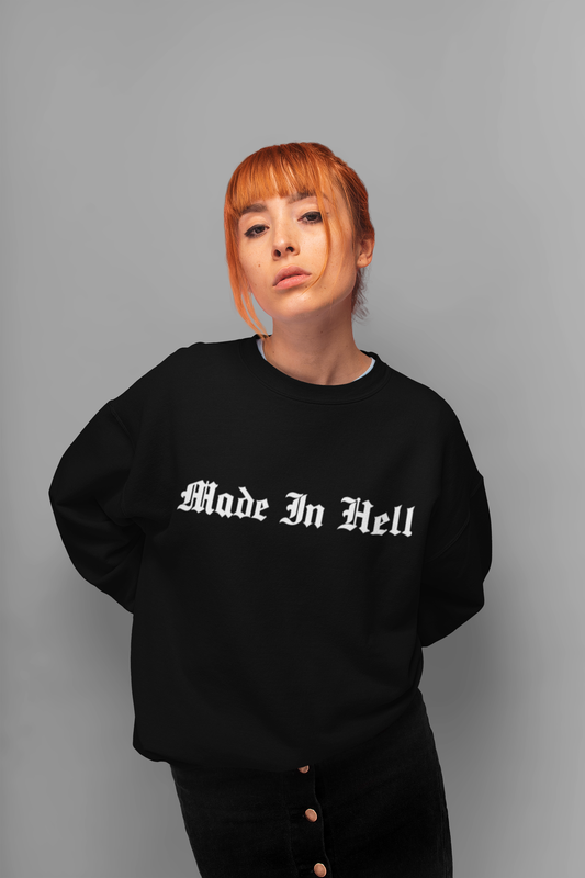 Goth Alt Sweater, Made in Hell, Unisex Apparel