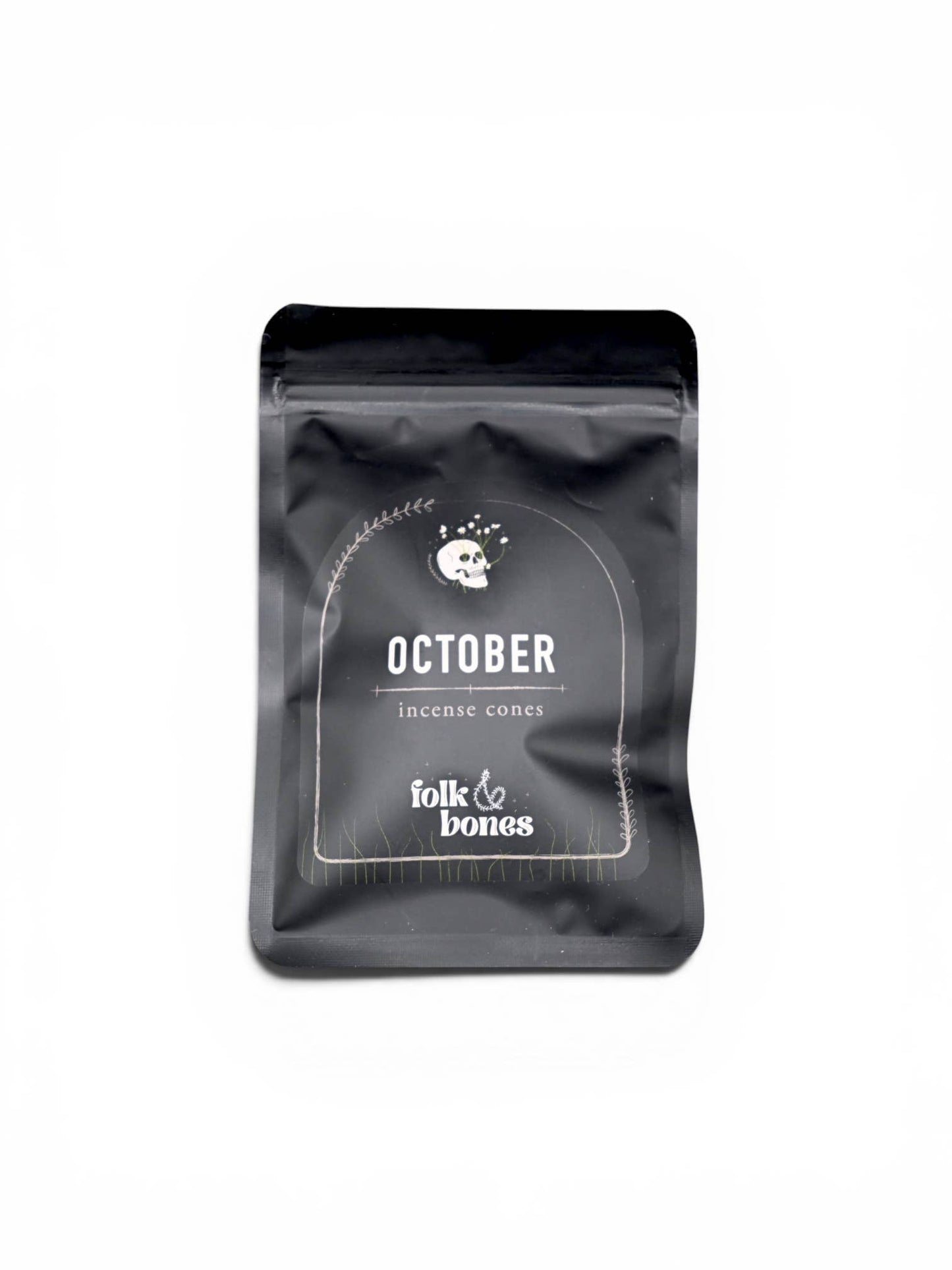 October - Tobacco Leather Bergamot Incense Cones