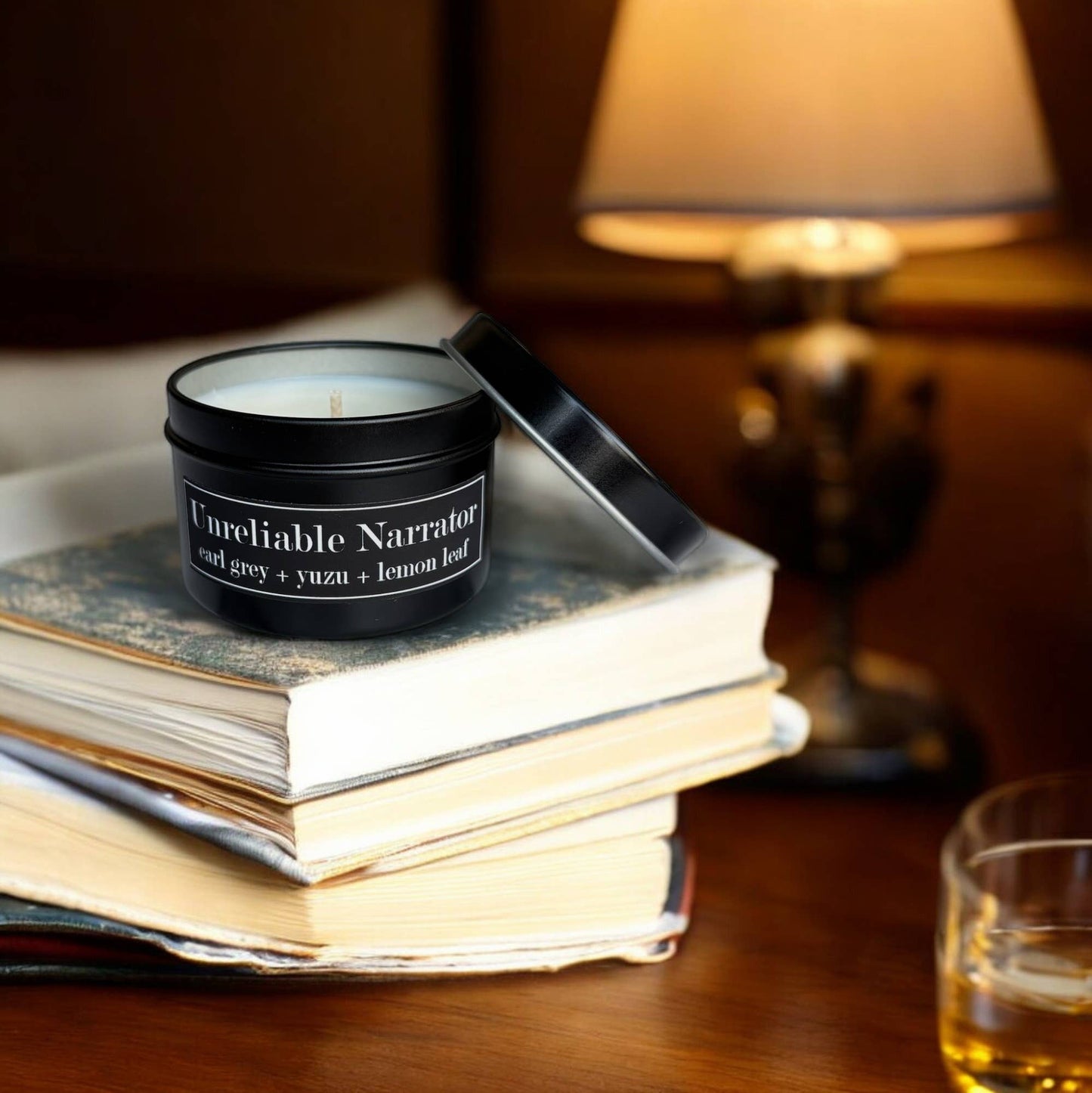 Unreliable Narrator 4oz Candle Earl Grey + Yuzu + Lemon