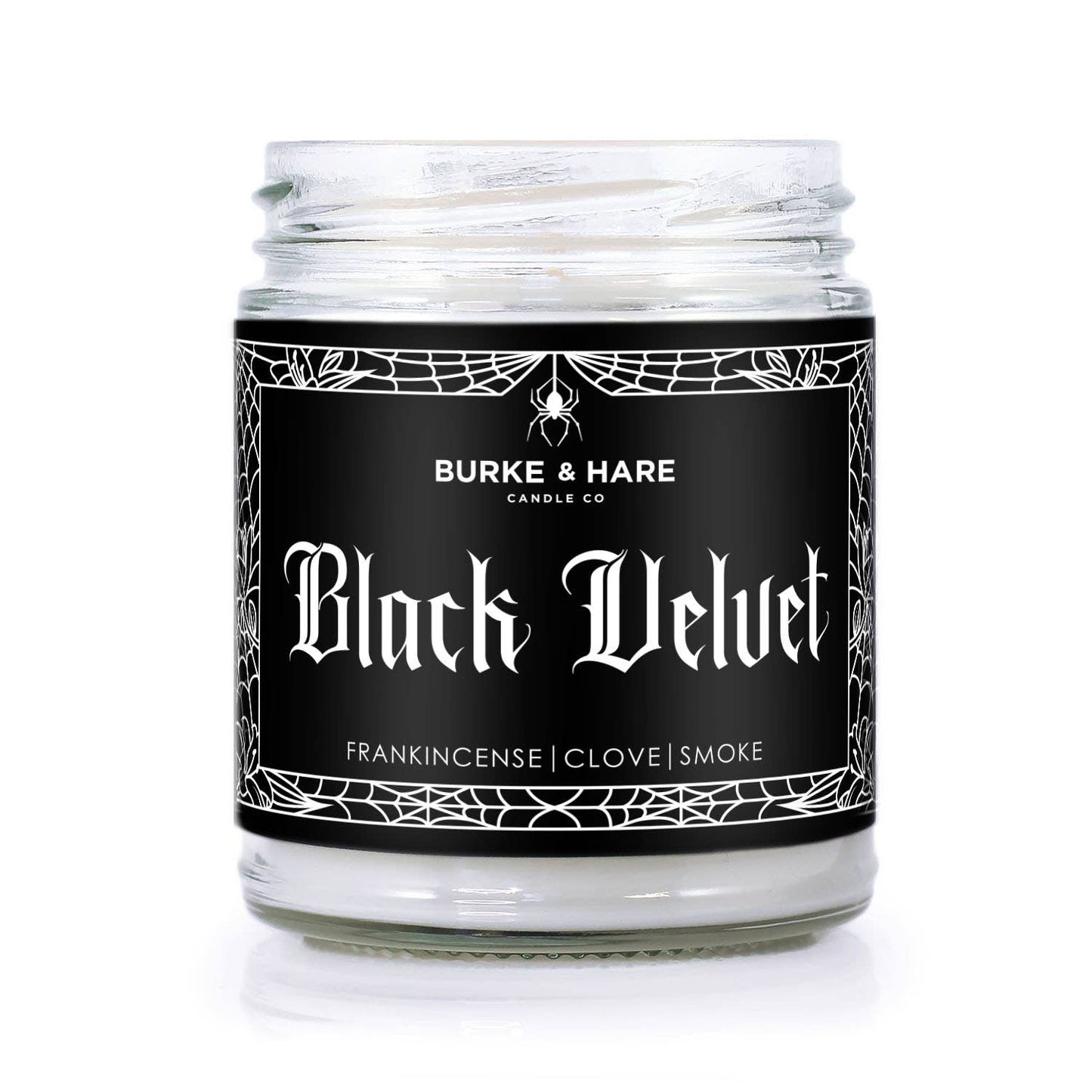 Gothic Scented Candle - Black Velvet - Clove Smoke