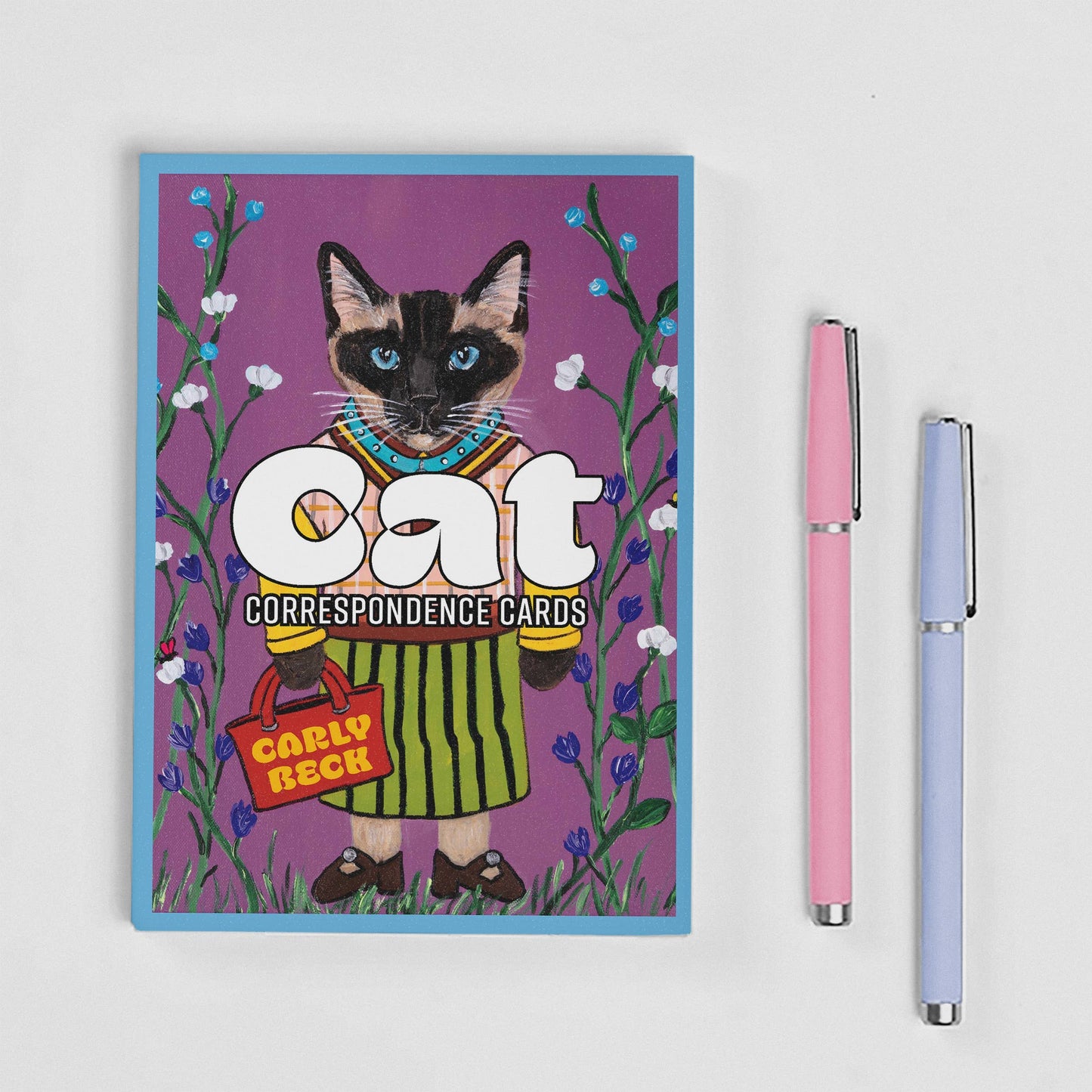 Cat Correspondence Cards, 20 Postcards (2 Each 10 Styles)