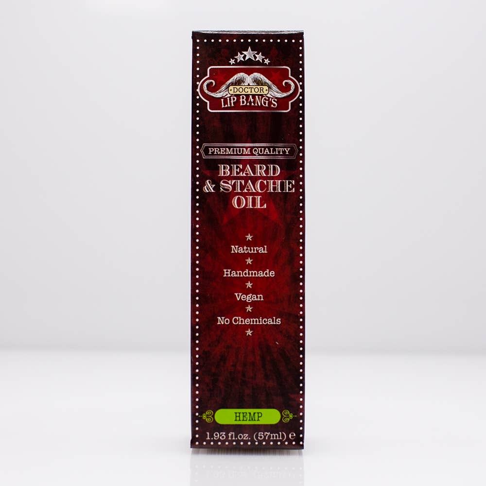 Hemp - Vegan Beard & Stache Oil
