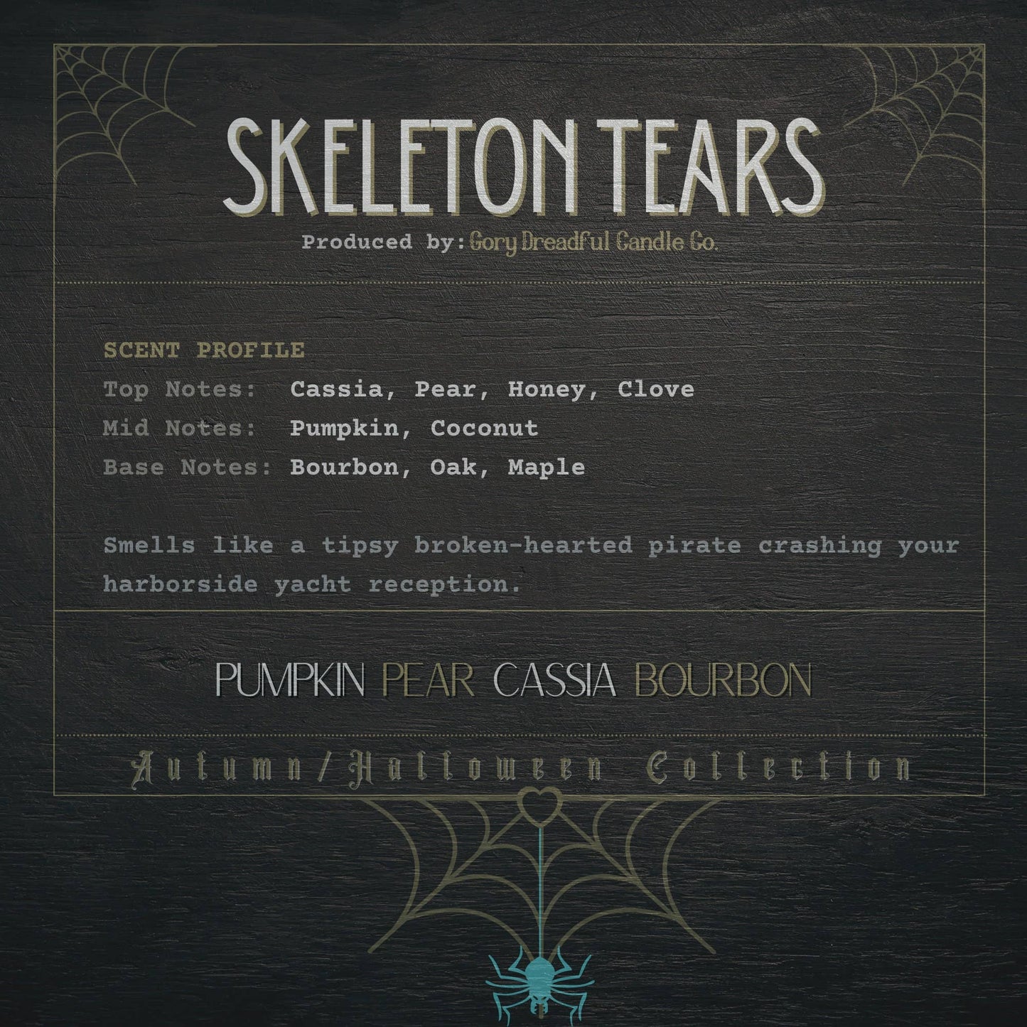 Skeleton Tears Sizzling Room Salt Crystal Potpourri