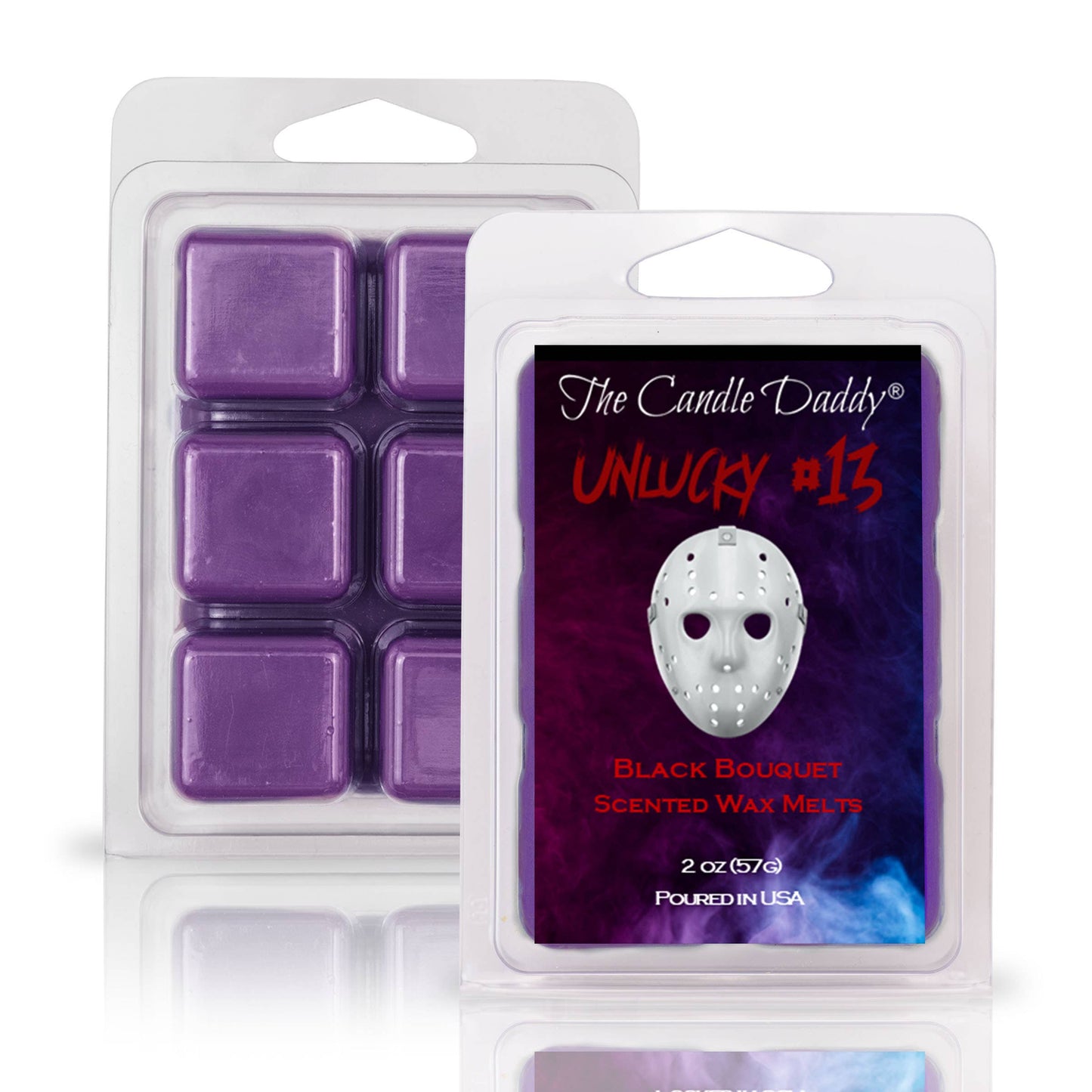 UNLUCKY #13 - BLACK BOUQUET SCENTED HORROR MOVIE WAX MELT