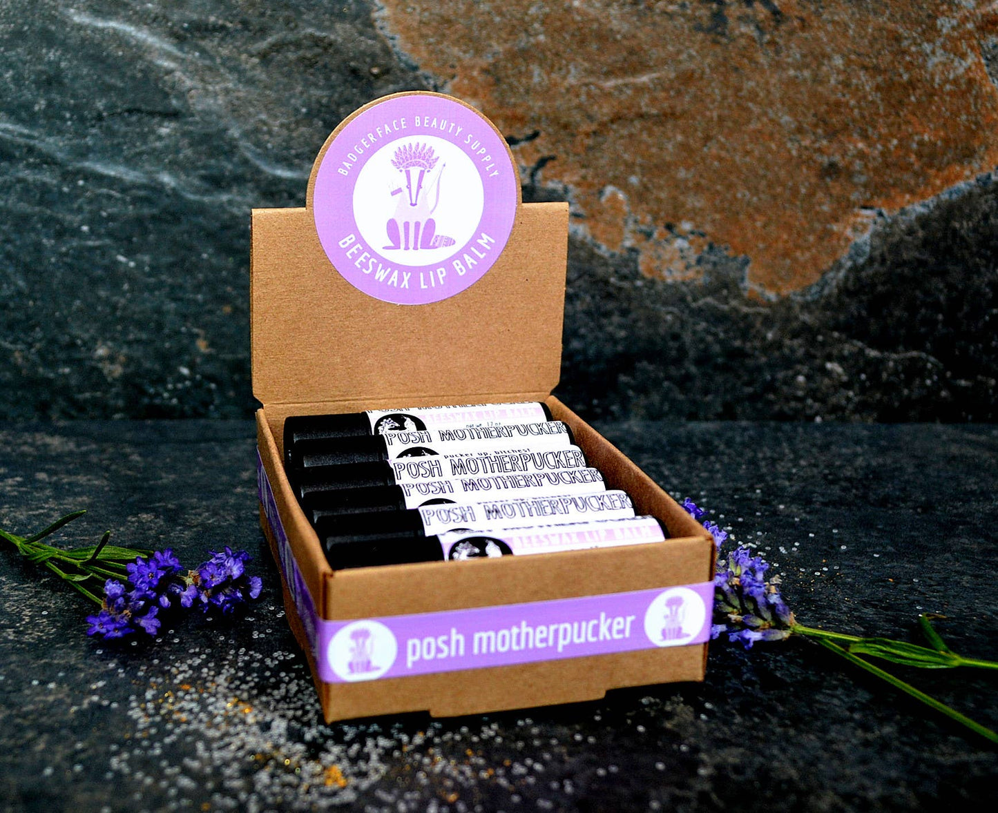 Lip Balm Display. Eco Lip Balm. Impulse Buys - 12 pack.