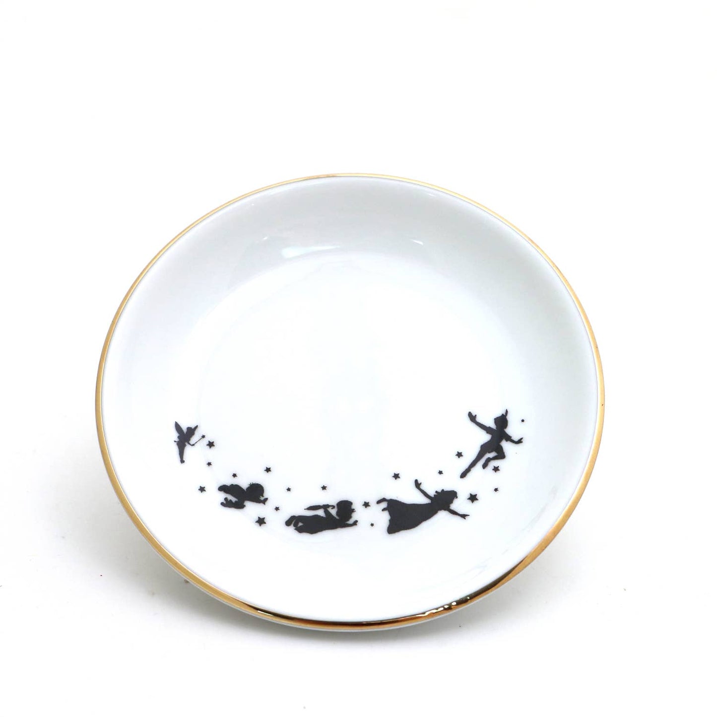 Peter Pan Ring Dish, 22K Gold, ring holder, trinket dish