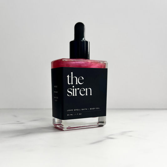 The Siren | Love Spell Ritual Bath + Body Oil | 1.7 oz