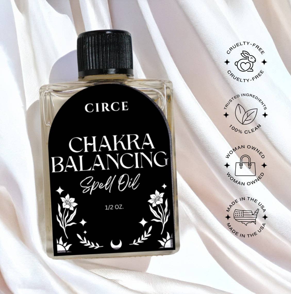 Chakra Balancing Spell Oil - Energy Alignment