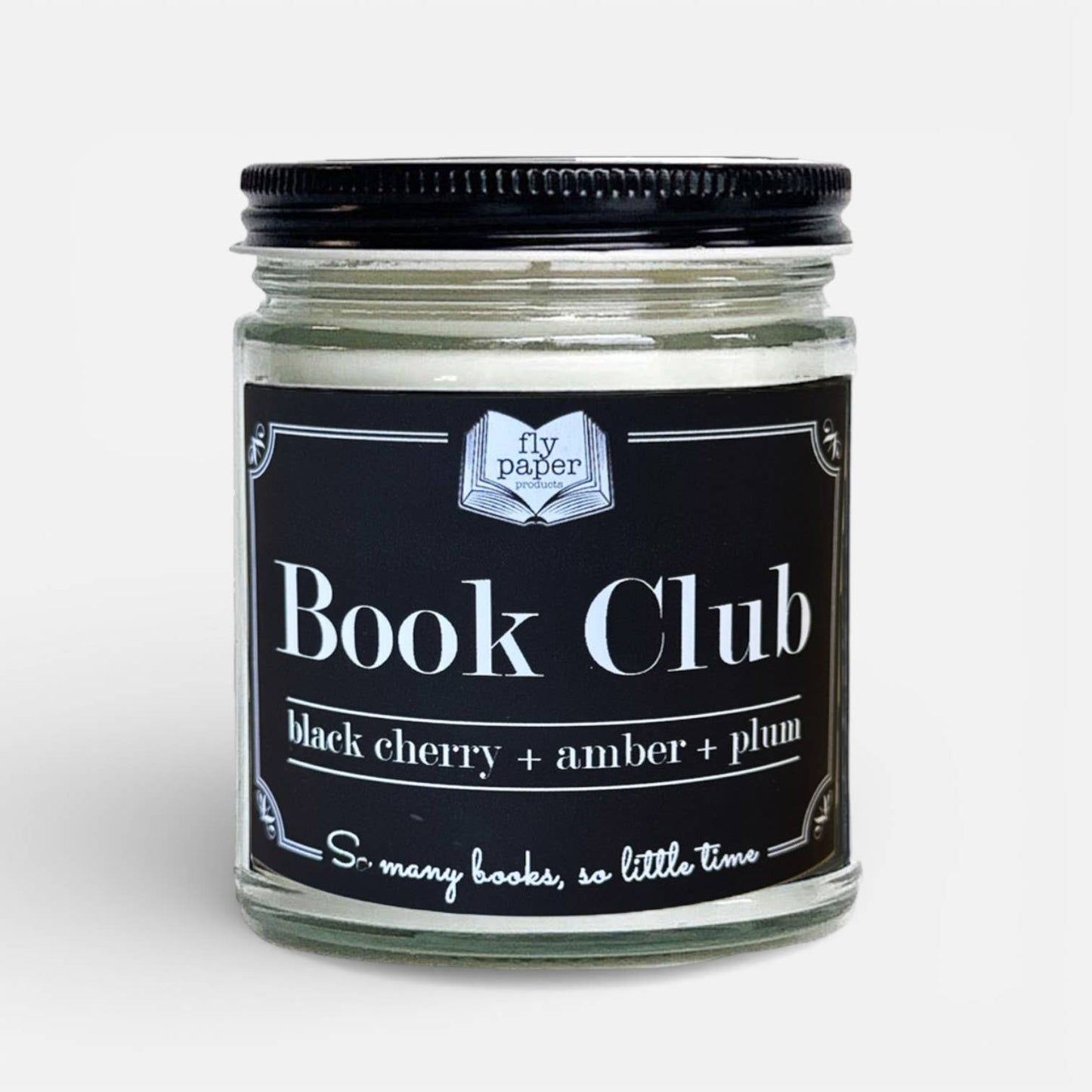 Book Club 9oz *New Scent* Black Cherry + Amber + Plum