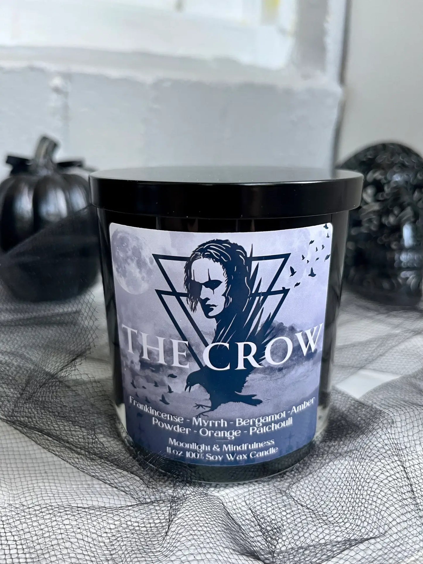 The Crow Movie 100% Soy Wax Crystal Candle