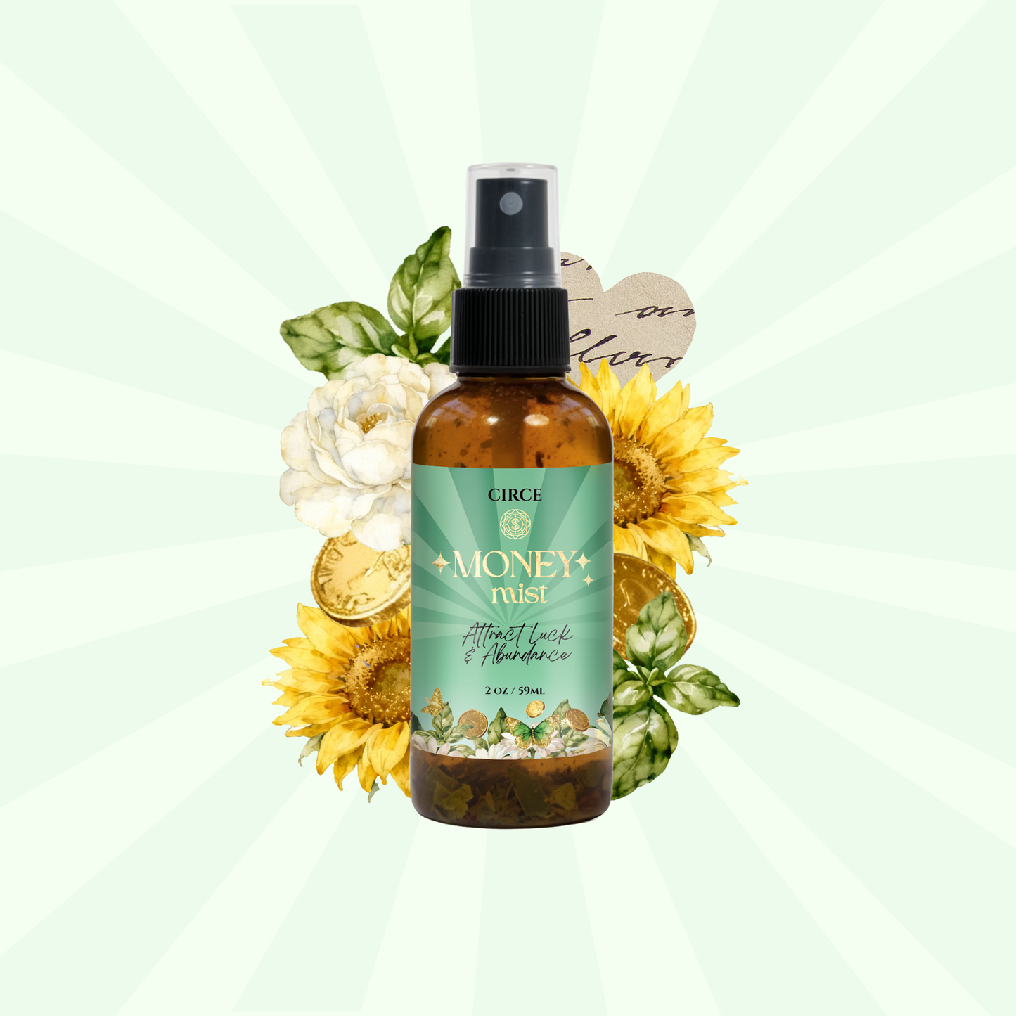 Money Mist – 2 oz Abundance & Prosperity Spray | Bay Leaf &