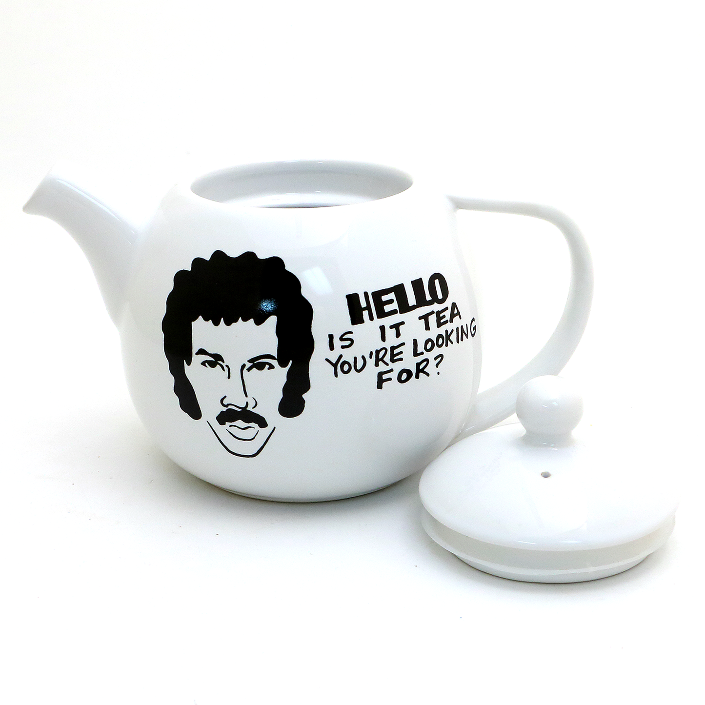 Hello is it Tea You're Looking For, Round Teapot