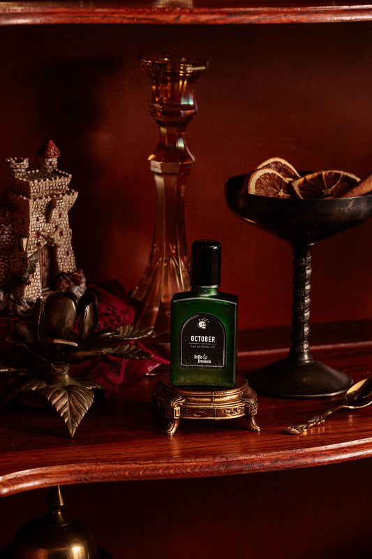 October - 1 oz Tobacco Leather Perfume Oil
