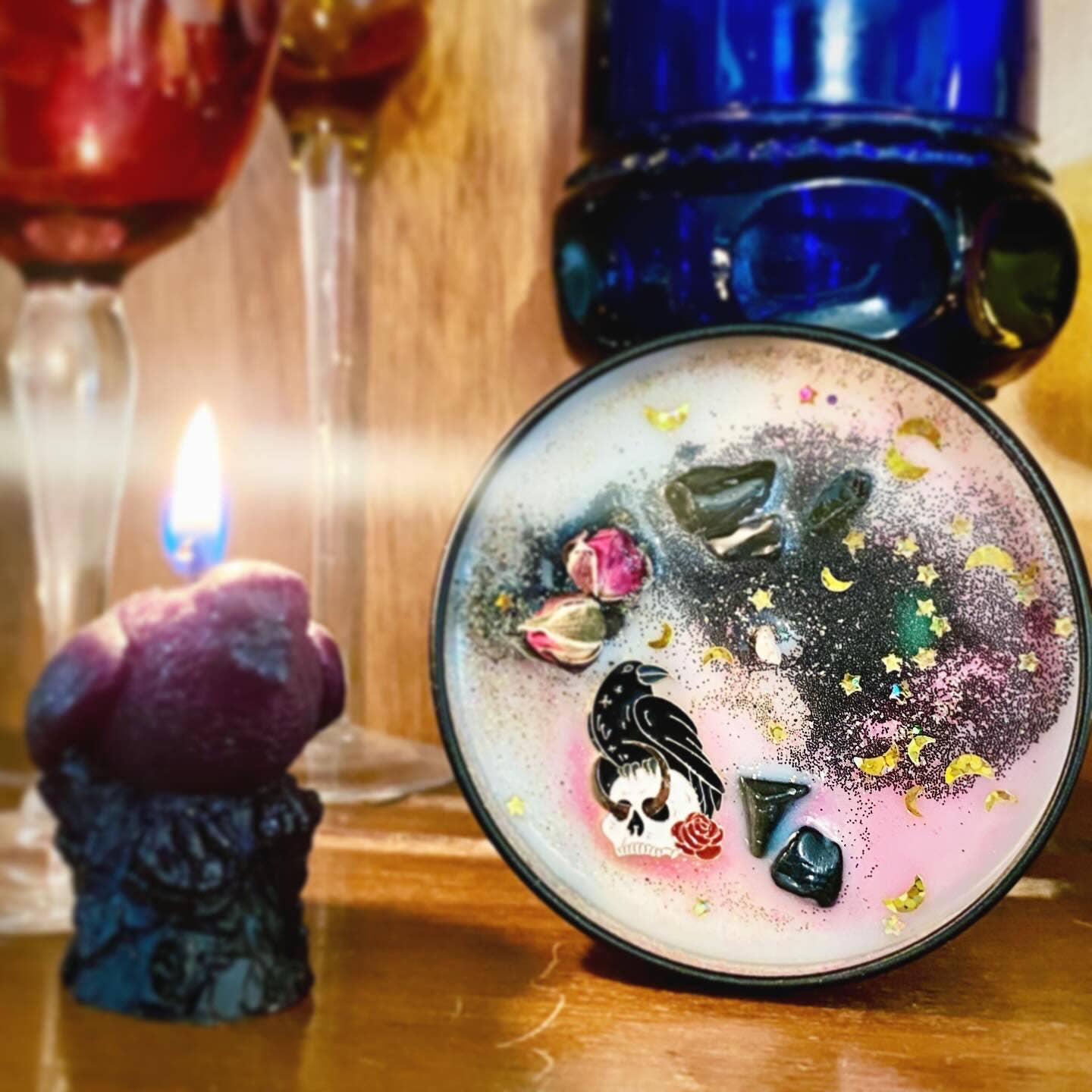 Nevermore Soy Candle | Lavender & Oud | Gothic | Vegan