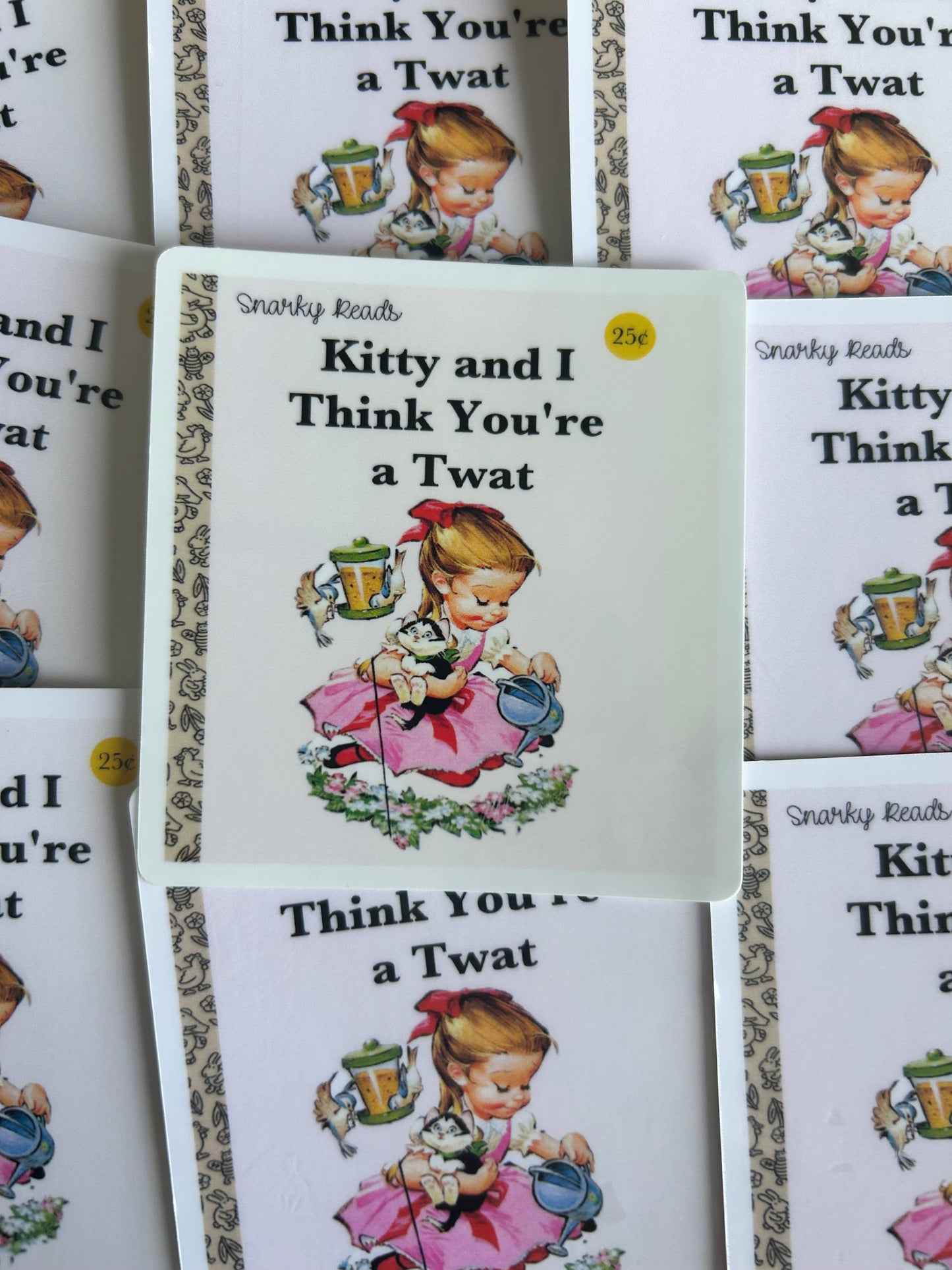 Snarky Reads " Kitty and I Think You're a Twat"