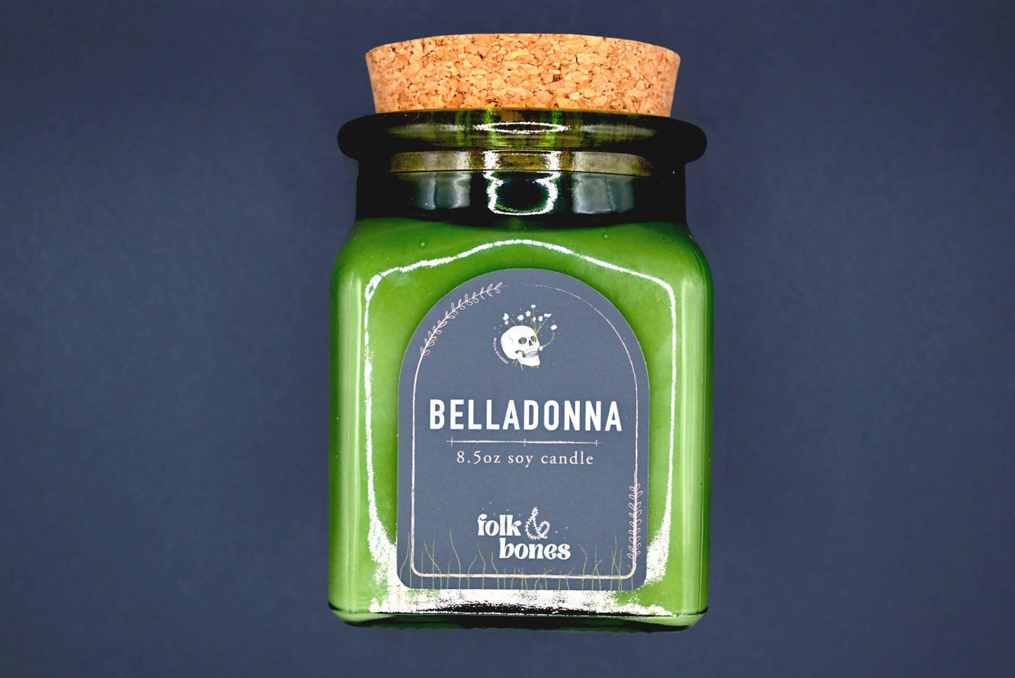 Belladonna - 8 oz Amber Tuberose Soy Candle