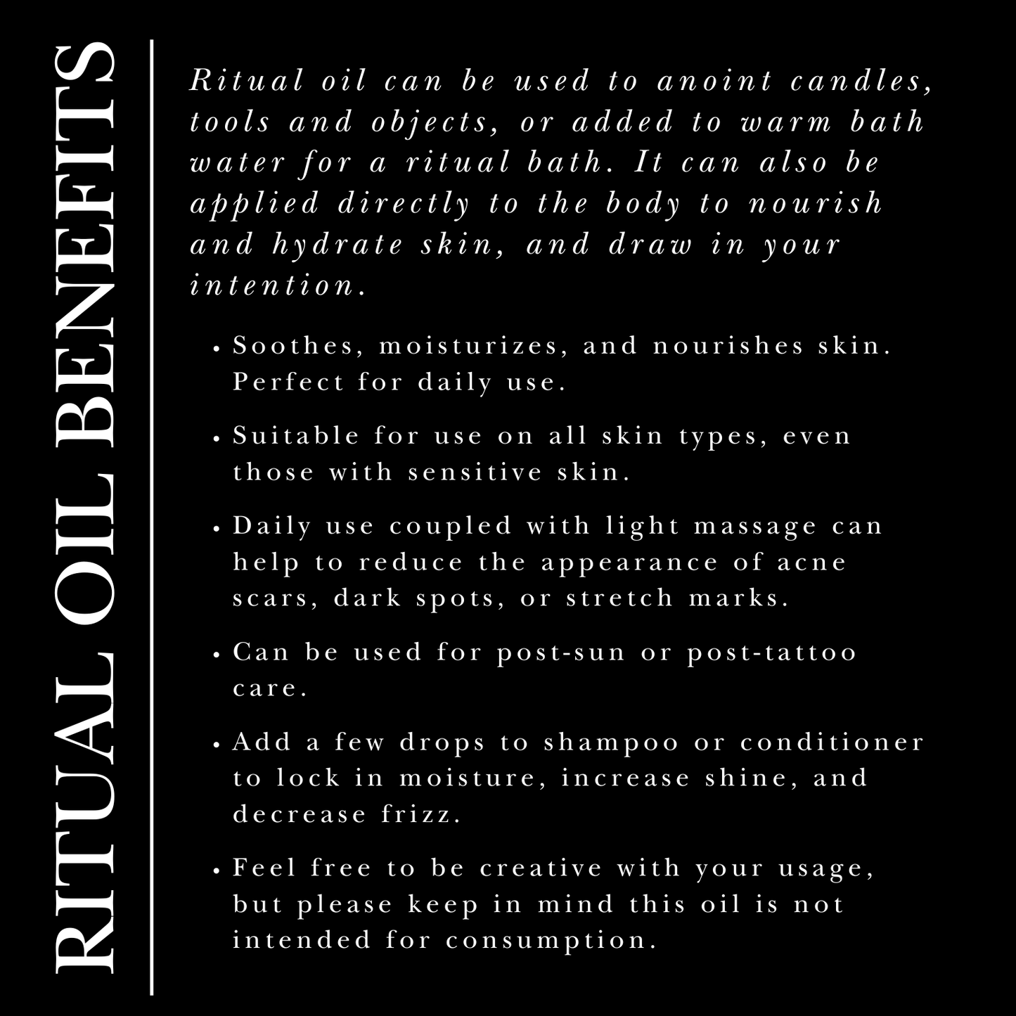 The Witch | Crossroads Ritual Bath + Body Oil | 1.7 oz