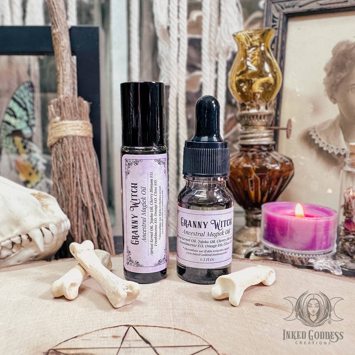 Granny Witch Ritual Oil for Ancestor Magick