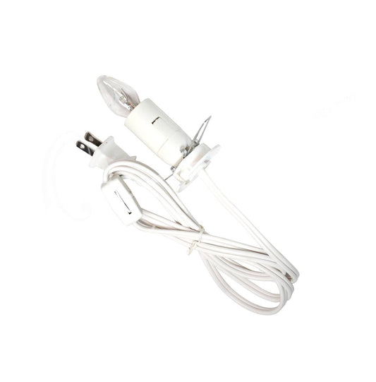 ELECTRIC CORD - WHITE LARGE SOCKET (FOR THE REST OF LAMPS) (