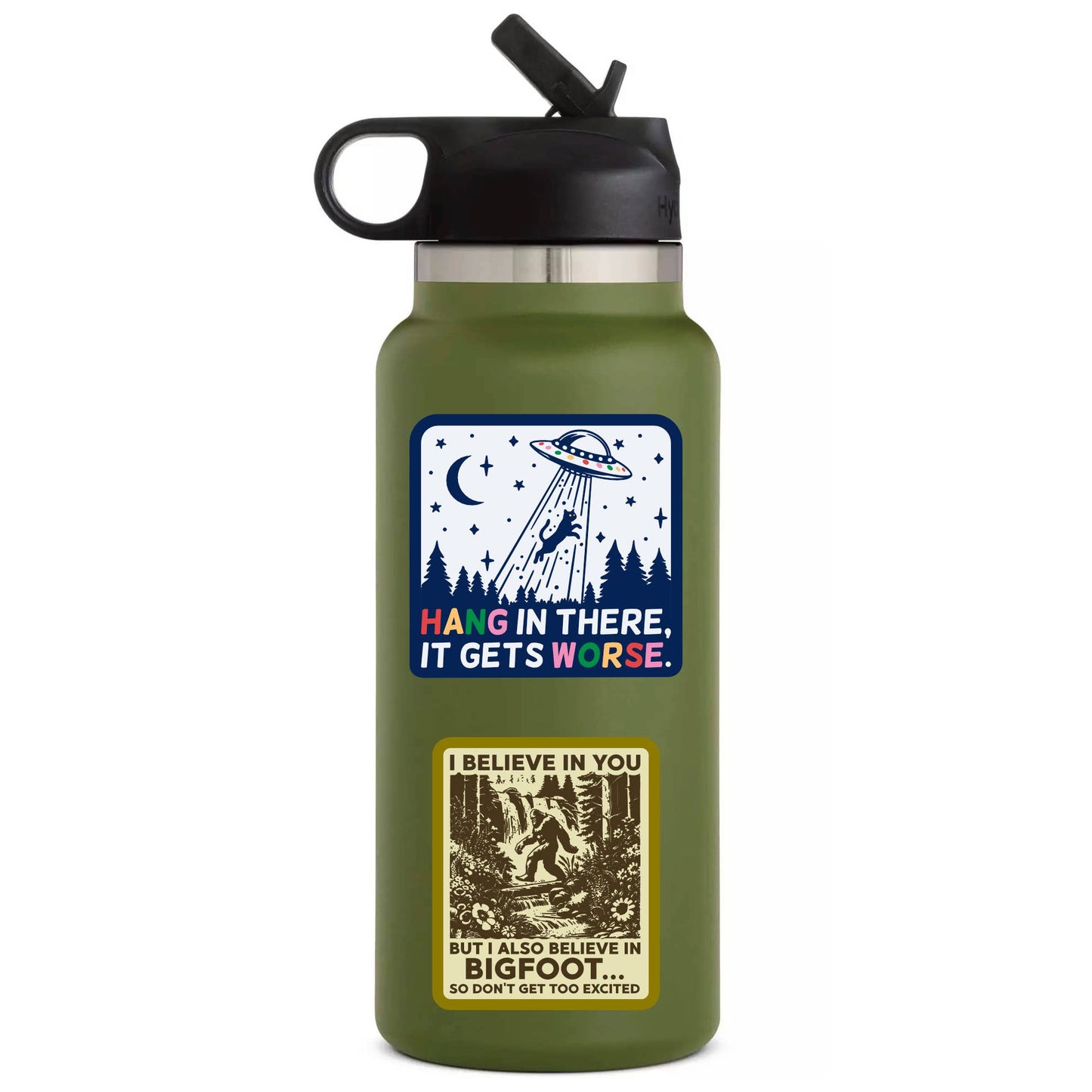 Bigfoot Sarcastic Cute Cryptoid High Quality Vinyl Sticker