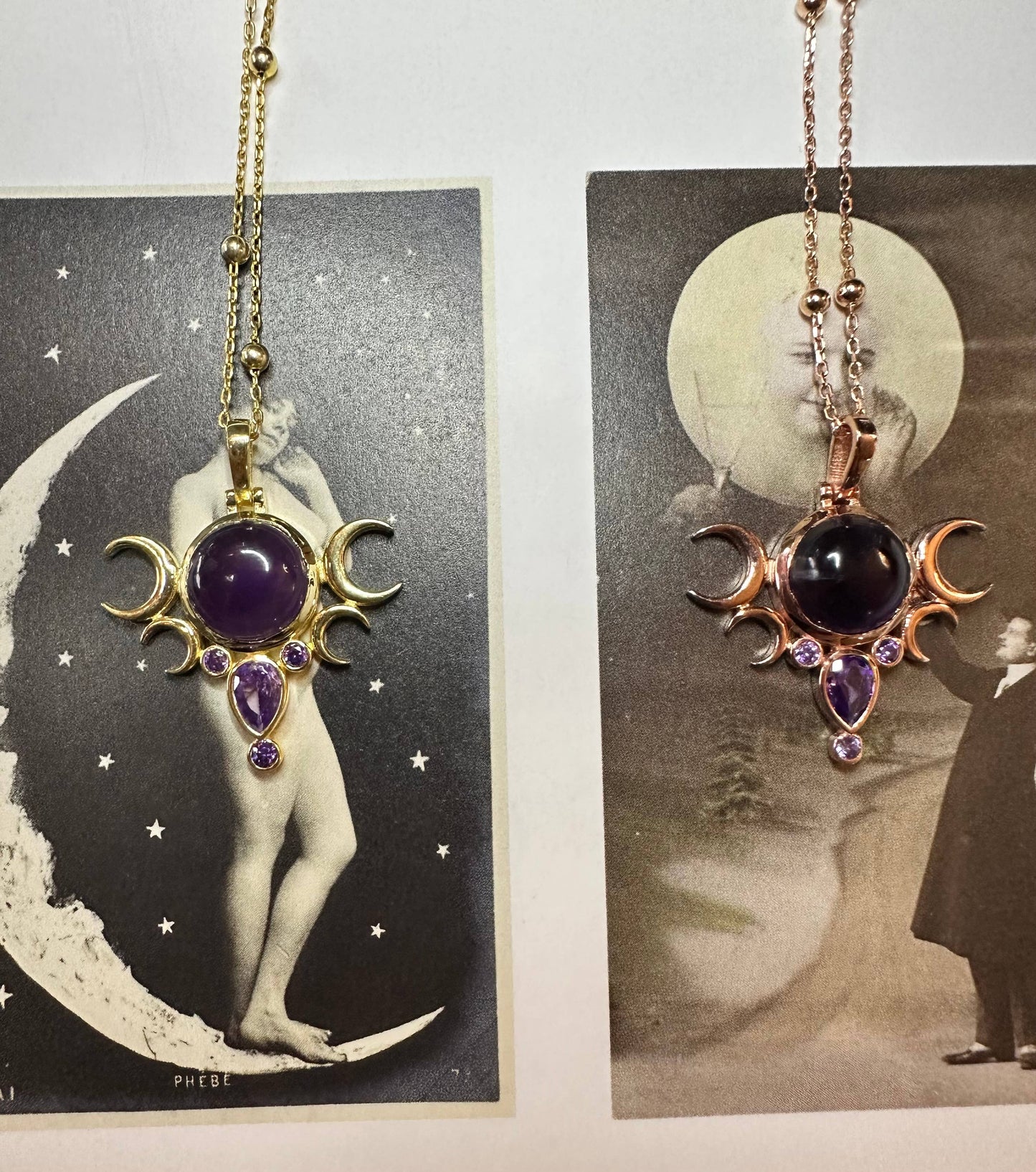 FIVE MOONS AMETHYST Necklace