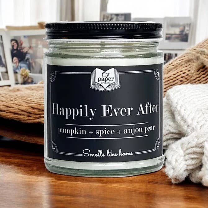 Happily Ever After 9oz Glass Candle Pumpkin + Anjou Pear