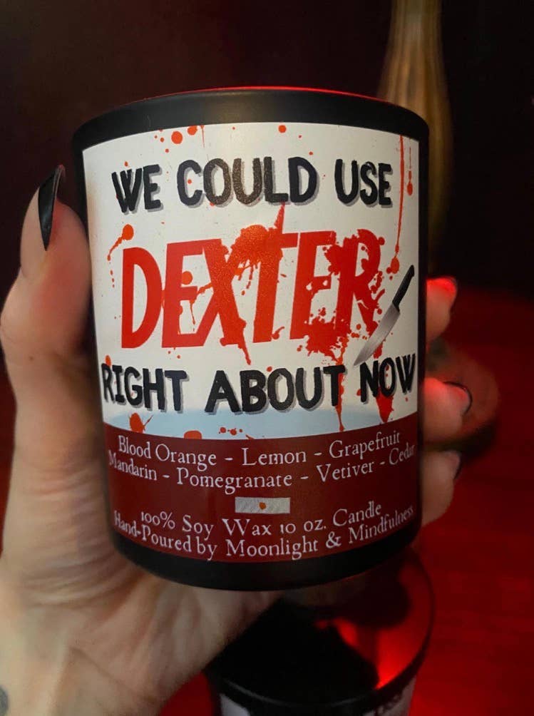 We Could Use Dexter Soy Wax Crystal Candle, Hand-Poured