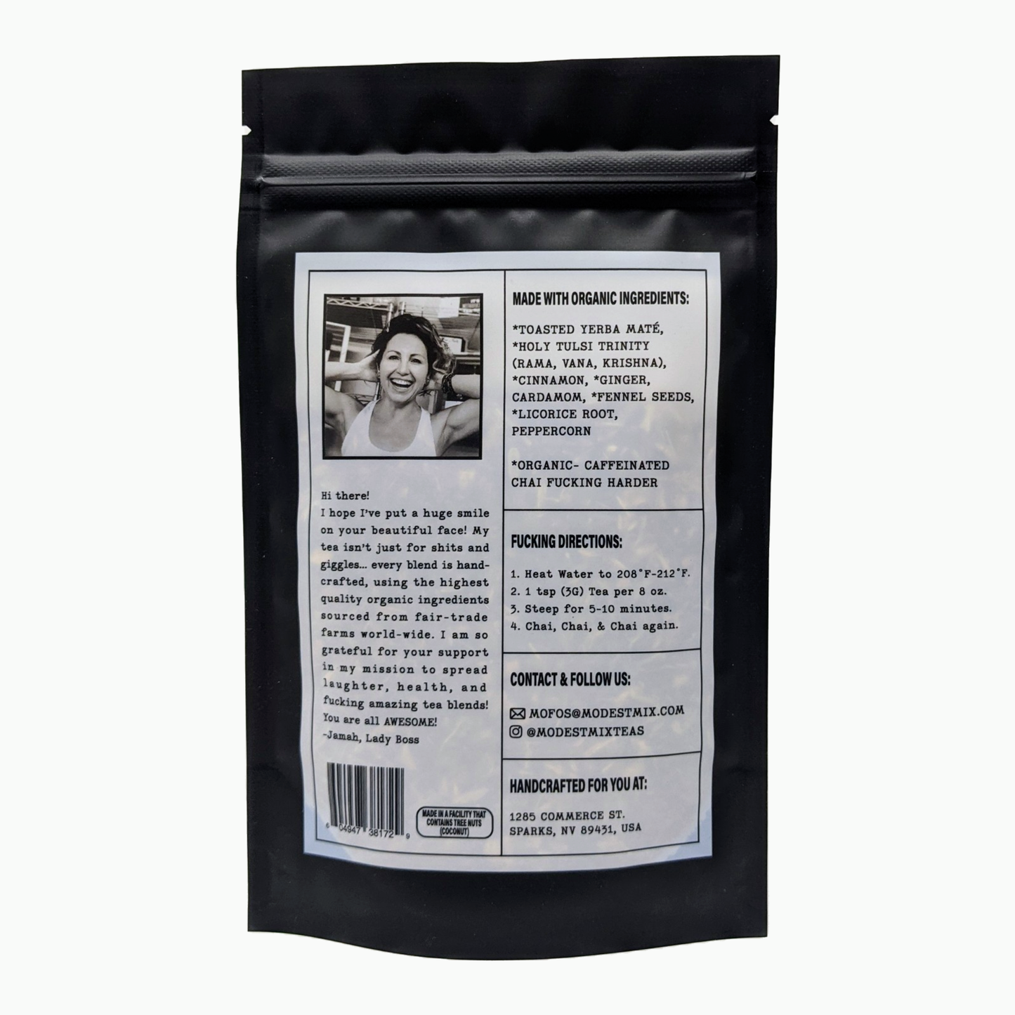 Chai Fucking Harder - 2oz Organic loose leaf bags