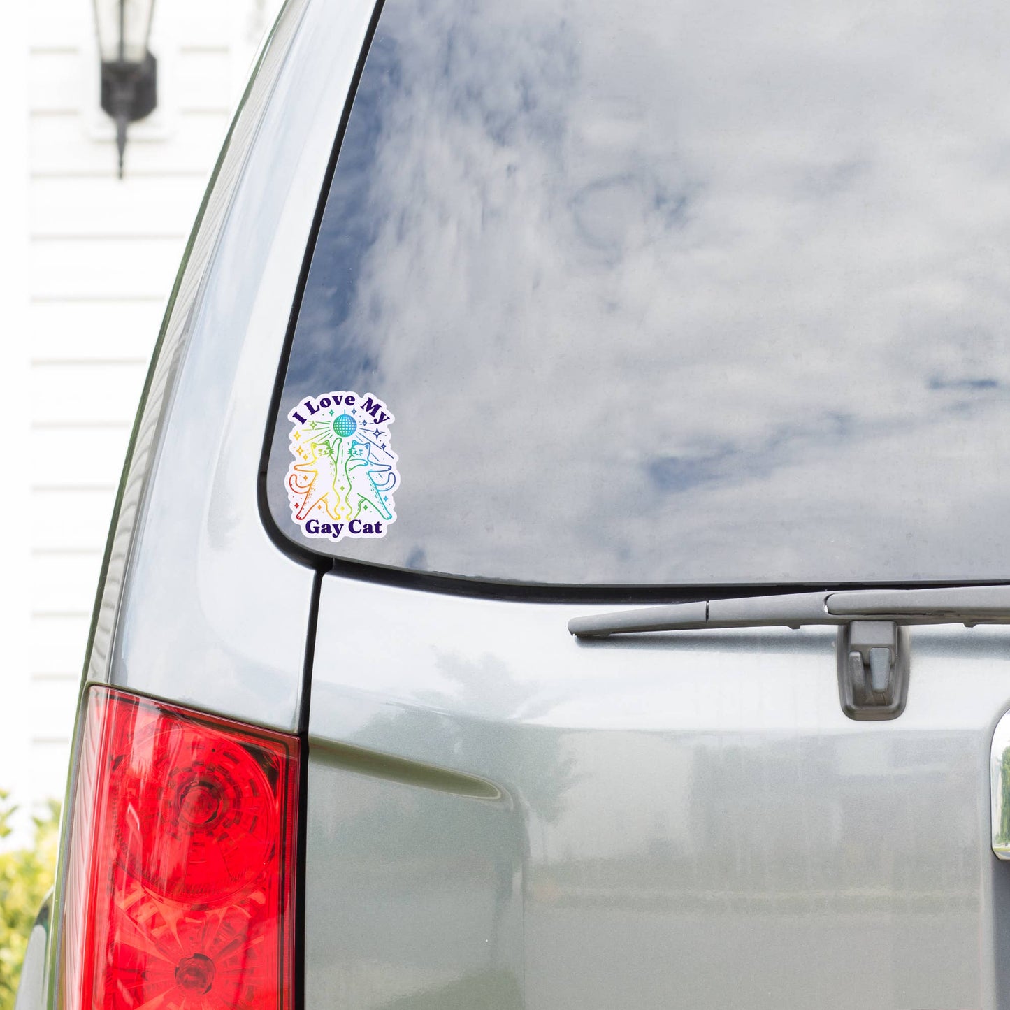 I Love My Gay Cat High Quality Vinyl Sticker