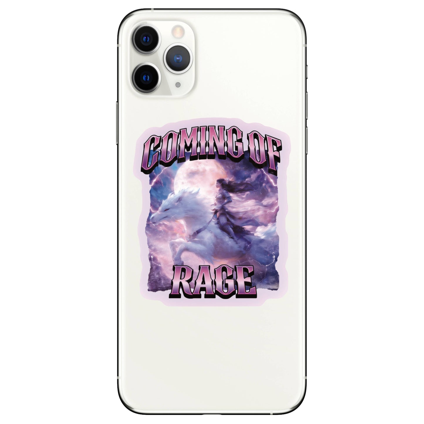 Coming of Rage Perimenopause High Quality Vinyl Sticker